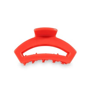 TELETIES OPEN HAIR CLIP - TINY | CORAL