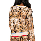 Snake Print Knit Skirt | Queen Of Sparkles