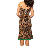 Sequin Leopard Knit Midi Dress | Queen Of Sparkles
