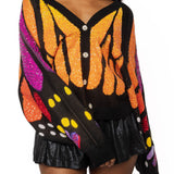 Sequin Butterfly Wing Cardigan | Queen Of Sparkles