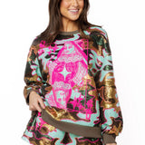 Mint Sequin Camo Short | Queen Of Sparkles
