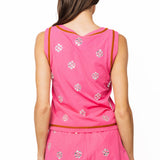 Hot Pink Rhinestone Active Short | Queen Of Sparkles