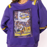 Licensed LSU Mascot Image Sweatshirt | Queen Of Sparkles
