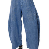 Rhinestone Barrel Jeans | Queen Of Sparkles