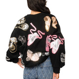 Black Dance Shoes Sweatshirt | Queen Of Sparkles