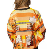 Multi Spooky Windows Cardigan | Queen Of Sparkles