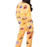 Peach Multi Pies Sweatshirt | Queen Of Sparkles