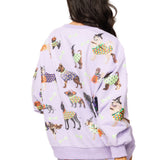 Lavender Halloween Dogs Short | Queen Of Sparkles