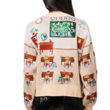 Multi School Classroom Scene Cardigan | Queen Of Sparkles