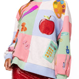 Teacher Checkered Icon Sweatshirt | Queen Of Sparkles
