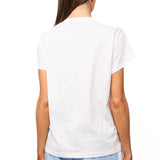 White Multi Fabric 'Teach' Apple Tee | Queen Of Sparkles