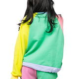 Colorblock QOS Logo Tie Short | Queen Of Sparkles