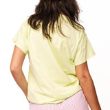 Lime Green Tonal QOS Card Logo Tee | Queen Of Sparkles