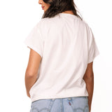 White Multi Rainbow Crab Tee | Queen Of Sparkles