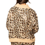 Tan Leopard Sparkle Logo Short | Queen Of Sparkles
