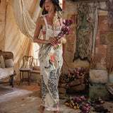 Burch Floral Love Overalls | Moonlight