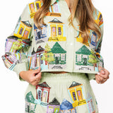 Pale Green Nola Porches Short | Queen Of Sparkles