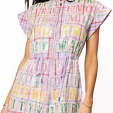 Lavender Plaid Street Tile Zip Up Romper | Queen Of Sparkles