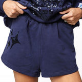 Navy QOS Sparkle Logo Short | Queen Of Sparkles