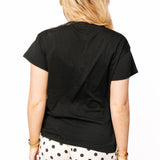 Licensed Black KU Basketball Court Tee | Queen Of Sparkles