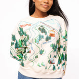 Beige 'Sparkle Slope' Scenery Sweatshirt | Queen Of Sparkles