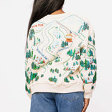 Beige 'Sparkle Slope' Scenery Sweatshirt | Queen Of Sparkles