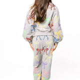 Charcoal Multi Bow Sweatshirt | Queen Of Sparkles