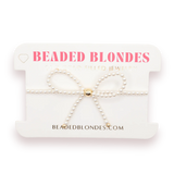 Pearl Bow Bracelet