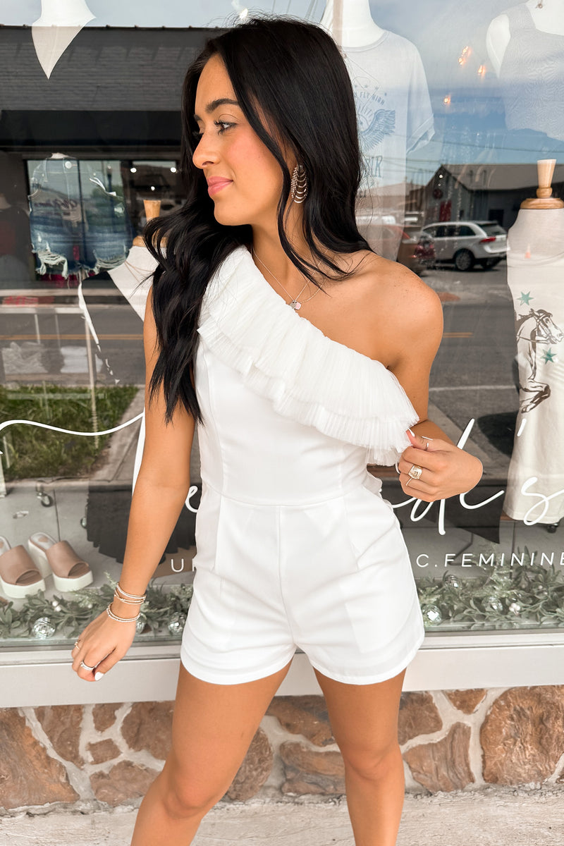 MISS IT ALL ROMPER | OFF WHITE