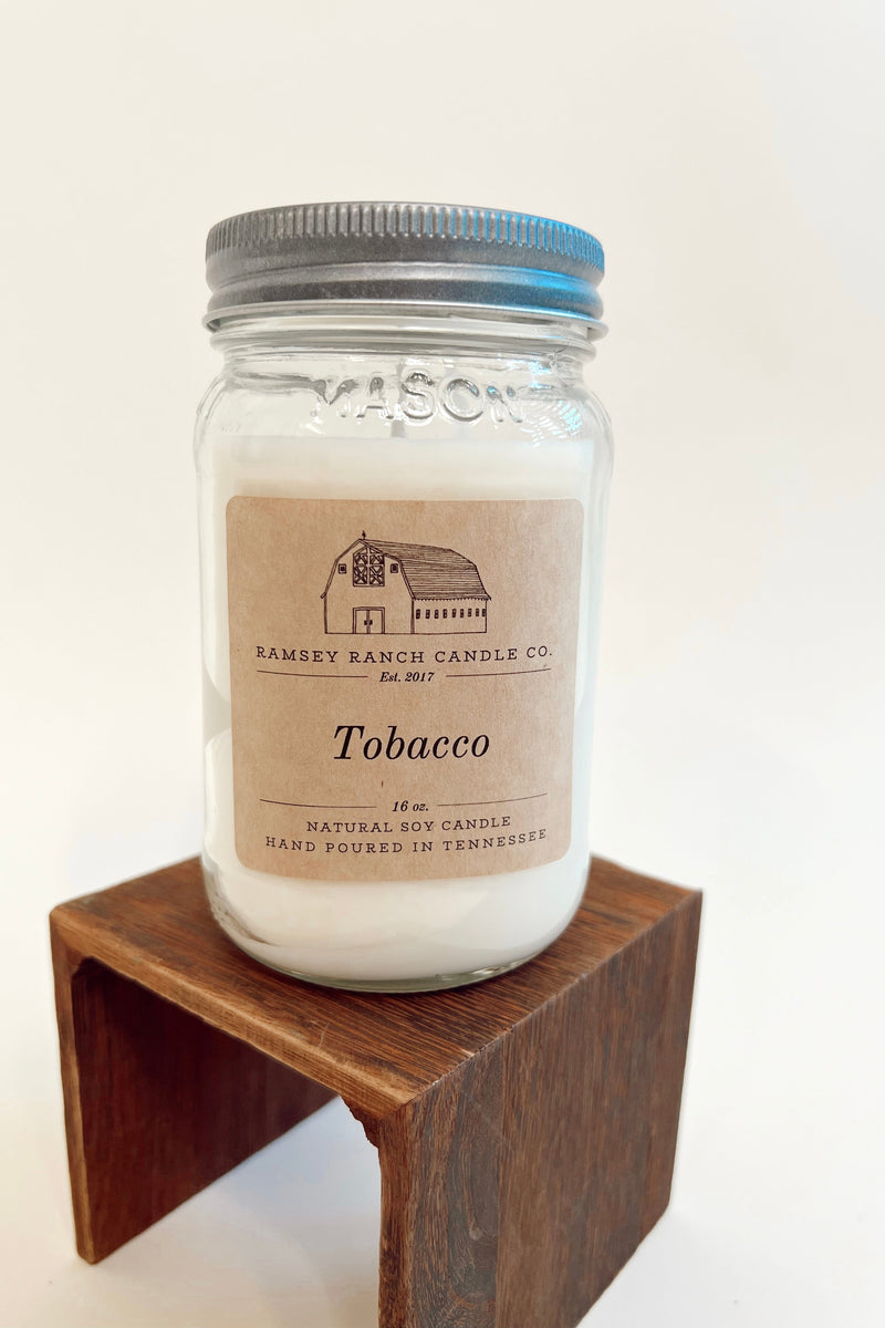 RR 16 OZ CANDLE | TOBACCO