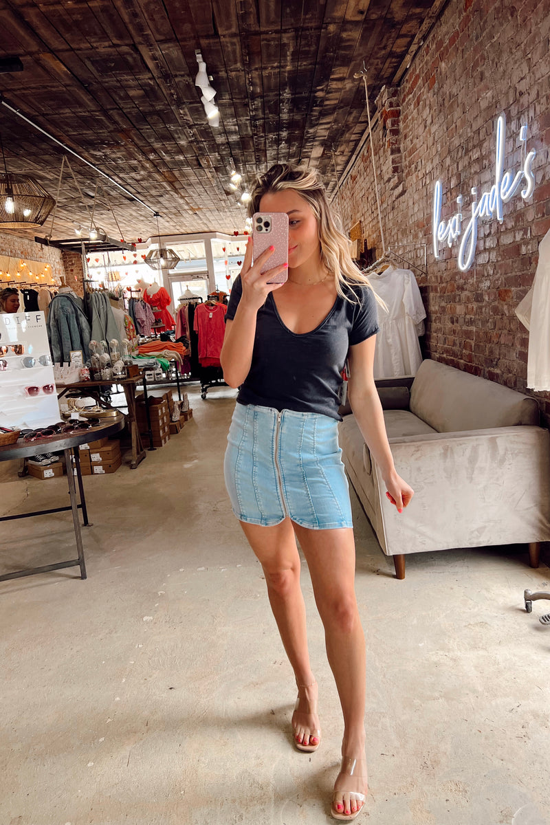 LAYLA DENIM MINI | STARWASH