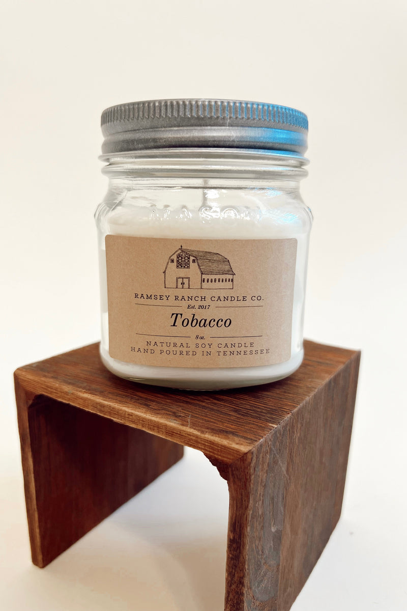 RR 8 OZ CANDLE | TOBACCO
