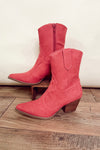 BAMBI BOOTIES | PINK SUEDE