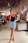 LAYLA DENIM MINI | STARWASH
