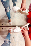 JORDEE HEELS | OFF WHITE